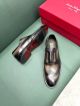 Ferragamo Man Black and grey Calfskin Business Leather Shoes 0428123 (3)_th.jpg